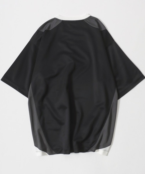 BEN DAVIS(ベンデイビス)の「BEN DAVIS/ベンデイビス BD GAME SHIRT TOP/オーバーサイズ メッシュ ブロークコア ゲームシャツ ユニフォームデザイン ロゴ ワンポイント 半袖Tシャツ/レディース メンズ(Tシャツ/カットソー・メンズ・ホワイト/ブラック/ネイビー・L/M/XL)」の7枚目の写真
