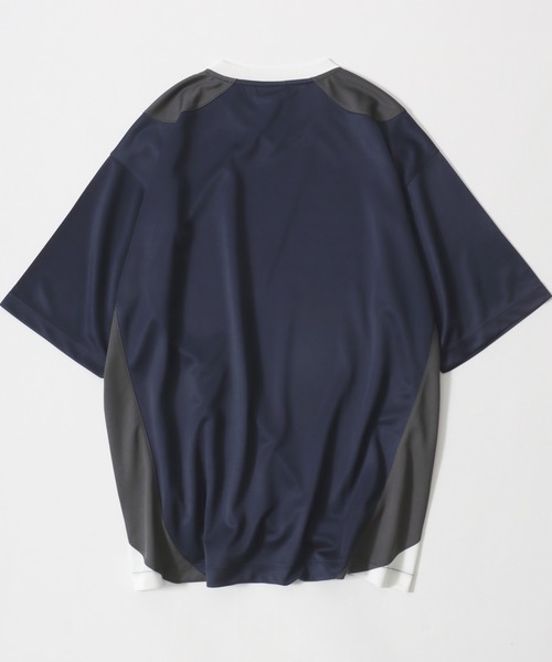 BEN DAVIS(ベンデイビス)の「BEN DAVIS/ベンデイビス BD GAME SHIRT TOP/オーバーサイズ メッシュ ブロークコア ゲームシャツ ユニフォームデザイン ロゴ ワンポイント 半袖Tシャツ/レディース メンズ(Tシャツ/カットソー・メンズ・ホワイト/ブラック/ネイビー・L/M/XL)」の9枚目の写真