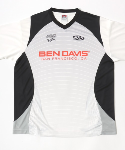 BEN DAVIS(ベンデイビス)の「BEN DAVIS/ベンデイビス BD GAME SHIRT TOP/オーバーサイズ メッシュ ブロークコア ゲームシャツ ユニフォームデザイン ロゴ ワンポイント 半袖Tシャツ/レディース メンズ(Tシャツ/カットソー・メンズ・ホワイト/ブラック/ネイビー・L/M/XL)」の14枚目の写真