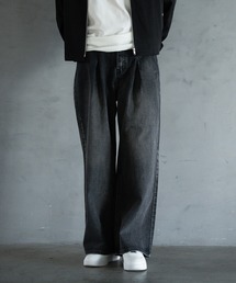 【WEB限定】DENIM BAGGY WIDE PANTS/ルーズフィット/バギーデニムパンツ