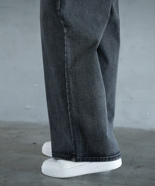 RATTLE TRAP(ラトルトラップ)の「【WEB限定】DENIM BAGGY WIDE PANTS/ルーズフィット/バギーデニムパンツ(デニムパンツ・メンズ・ブラック/ブルー・M/L)」の11枚目の写真