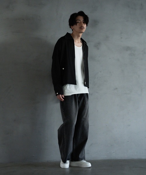 RATTLE TRAP(ラトルトラップ)の「【WEB限定】DENIM BAGGY WIDE PANTS/ルーズフィット/バギーデニムパンツ(デニムパンツ・メンズ・ブラック/ブルー・M/L)」の5枚目の写真