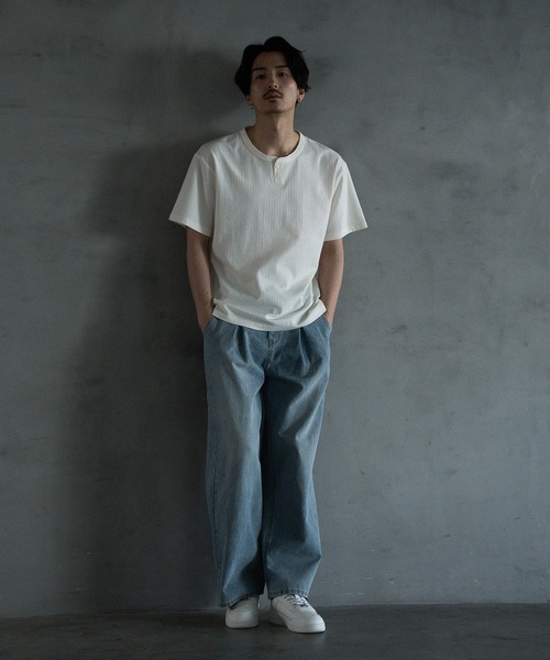 RATTLE TRAP(ラトルトラップ)の「【WEB限定】DENIM BAGGY WIDE PANTS/ルーズフィット/バギーデニムパンツ(デニムパンツ・メンズ・ブラック/ブルー・M/L)」の12枚目の写真