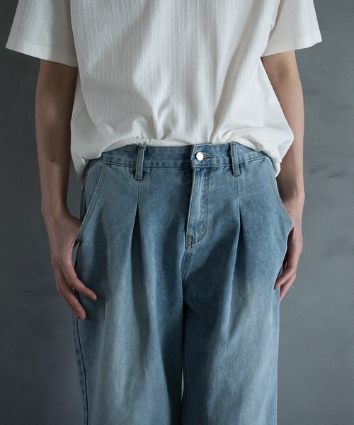 RATTLE TRAP(ラトルトラップ)の「【WEB限定】DENIM BAGGY WIDE PANTS/ルーズフィット/バギーデニムパンツ(デニムパンツ・メンズ・ブラック/ブルー・M/L)」の20枚目の写真