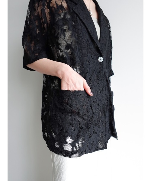 sahara リーフレースジャケット sahara（サハラ）の「Leaf Lace Jacket/リーフレースジャケット