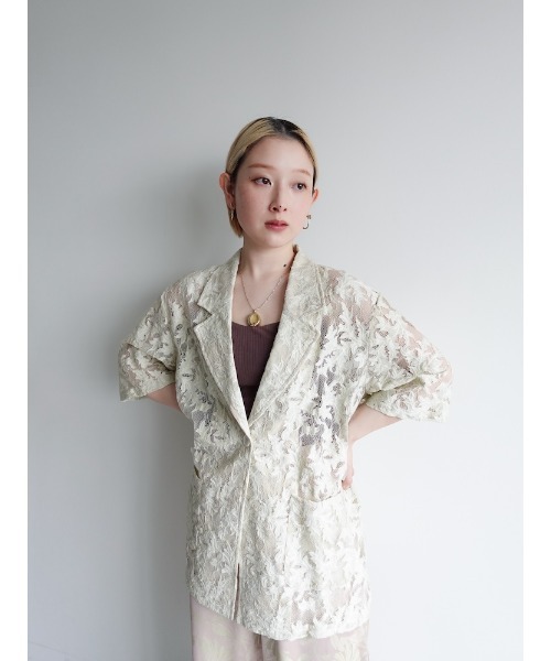 sahara（サハラ）の「Leaf Lace Jacket/リーフレースジャケット