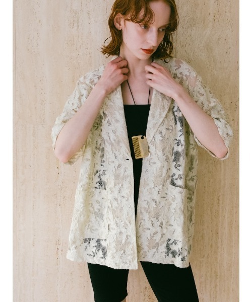 sahara（サハラ）の「Leaf Lace Jacket/リーフレースジャケット