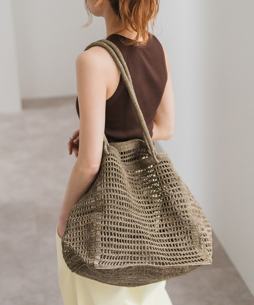 Spick & Span(スピックアンドスパン)の「MADE IN MADA/メイドイン マダ HIT BAG(トートバッグ・レディース・ブラウン・FREE)」の11枚目の写真