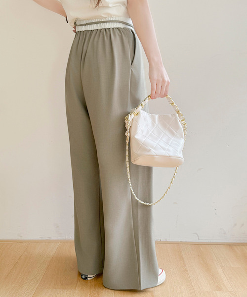 最終値下げ【美品】ゴーシュ ハイカウントリネン　ワイドパンツ ハイカウントクロスグランジウォッシュワイドパンツ（so）の商品詳細