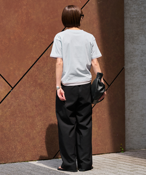 新品未使用FRAMeWORK リネンライククロスタックパンツ38