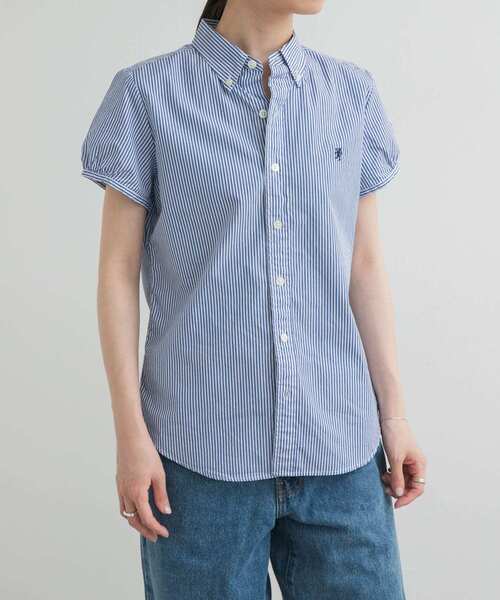 ブラウス シャツ 「Gymphlex/ジムフレックス」FRENCH SLEEVE SHIRT」 レディース セール】GYMPHLEX FRENCH SLEEVE SHIRTS（シャツ/ブラウス