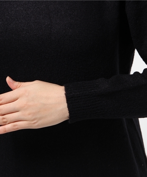 Green　Parks（グリーンパークス）の「・Uｸﾙｰﾈｯｸﾆｯﾄﾌﾟﾙｵｰﾊﾞｰ（ニット/セーター・レディース・アイボリー/サックスブルー/杢グレー/イエロー/ネイビー・FREE）」の10枚目の写真