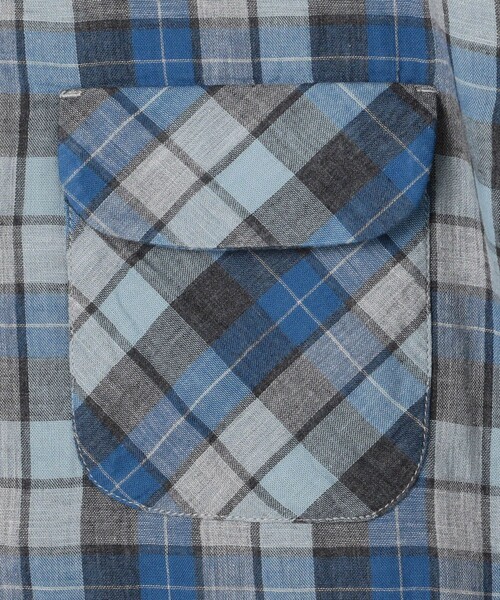 PENDLETON(ペンドルトン)の「PENDLETON/ペンドルトン Open Collar Short Sleeve Shirt/オープンカラー ショートスリーブシャツ(シャツ/ブラウス・メンズ・オフホワイト/ピンク/ブルー・MEDIUM/LARGE)」の5枚目の写真