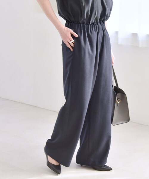 セール】quaranciel:〈洗濯機可能〉ウーステッド イージー ワイド