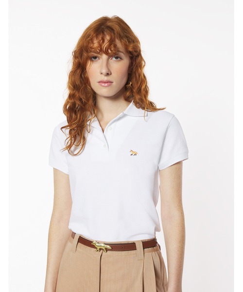 Maison Kitsune(メゾンキツネ)の「BABY FOX PATCH REGULAR POLO(ポロシャツ・レディース・ブラック/ホワイト・XS/XL/L/M/S)」の9枚目の写真