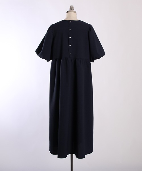 1chaku.（イッチャク）の「ハイウエスト切替えパフワンピース（ワンピース・レディース・ブラック/ネイビー/ブルー系その他・マルチサイズ）」の10枚目の写真