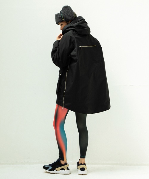 STOF（ストフ）の「WOOL MIX PULLOVER COAT（モッズコート・メンズ・ブラック/カーキ・S/M）」の7枚目の写真