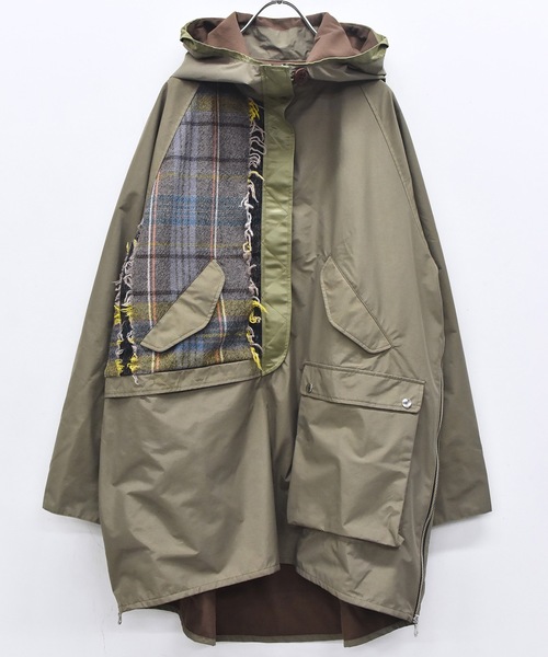 STOF（ストフ）の「WOOL MIX PULLOVER COAT（モッズコート・メンズ・ブラック/カーキ・S/M）」の14枚目の写真