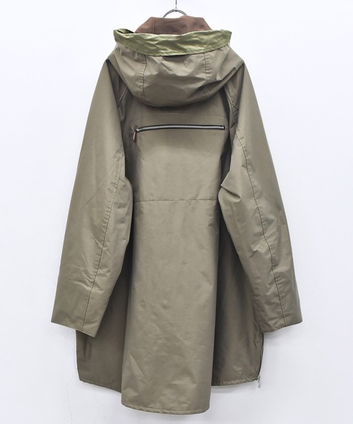 STOF（ストフ）の「WOOL MIX PULLOVER COAT（モッズコート・メンズ・ブラック/カーキ・S/M）」の15枚目の写真