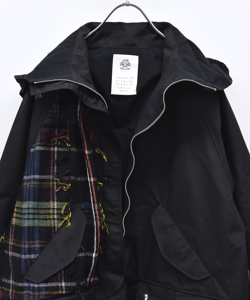 STOF（ストフ）の「WOOL MIX PULLOVER COAT（モッズコート・メンズ・ブラック/カーキ・S/M）」の17枚目の写真