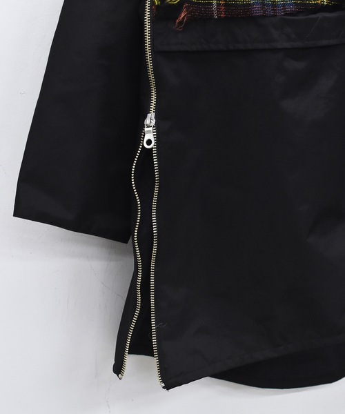 STOF（ストフ）の「WOOL MIX PULLOVER COAT（モッズコート・メンズ・ブラック/カーキ・S/M）」の18枚目の写真