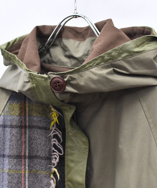 STOF（ストフ）の「WOOL MIX PULLOVER COAT（モッズコート・メンズ・ブラック/カーキ・S/M）」の19枚目の写真