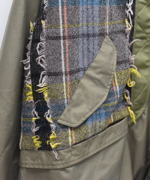 STOF（ストフ）の「WOOL MIX PULLOVER COAT（モッズコート・メンズ・ブラック/カーキ・S/M）」の20枚目の写真