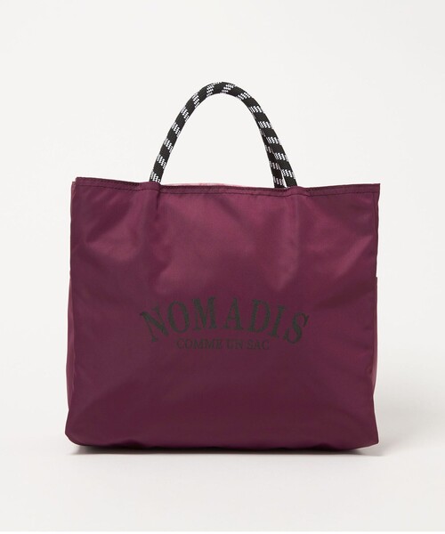 NOMADIS（ノマディス）の「【別注】＜NOMADIS＞SAC2 チェック トートバッグ-united LOVE project 2025（トートバッグ・レディース・ワインレッド/クリーム・FREE）」の15枚目の写真