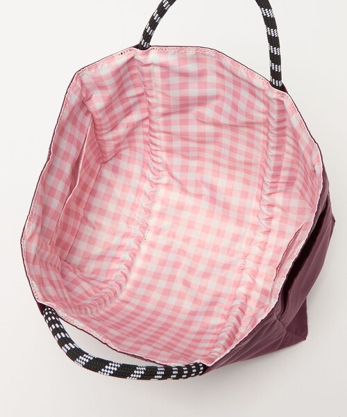 NOMADIS（ノマディス）の「【別注】＜NOMADIS＞SAC2 チェック トートバッグ-united LOVE project 2025（トートバッグ・レディース・ワインレッド/クリーム・FREE）」の20枚目の写真