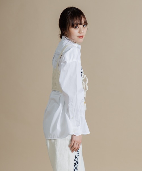 tシャツ 「WOMEN」LEIN コットンリネンアリ刺繍ビスチェ レディース WOMEN】LEIN コットンリネンアリ刺繍ビスチェ – AMERICAN RAG CIE