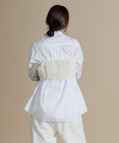 tシャツ 「WOMEN」LEIN コットンリネンアリ刺繍ビスチェ レディース WOMEN】LEIN コットンリネンアリ刺繍ビスチェ – AMERICAN RAG CIE