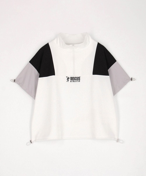 DISCUS(ディスカス)の「【DISCUS】ドッキングハーフジップ(Tシャツ/カットソー・レディース・ネイビー/その他1/その他2・FREE)」の5枚目の写真