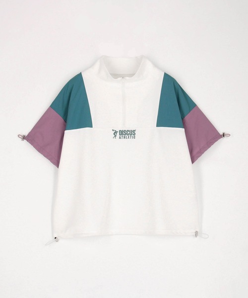 DISCUS(ディスカス)の「【DISCUS】ドッキングハーフジップ(Tシャツ/カットソー・レディース・ネイビー/その他1/その他2・FREE)」の6枚目の写真