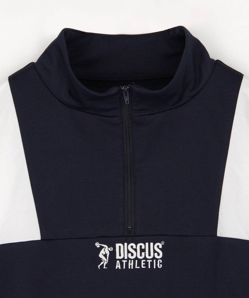 DISCUS(ディスカス)の「【DISCUS】ドッキングハーフジップ(Tシャツ/カットソー・レディース・ネイビー/その他1/その他2・FREE)」の8枚目の写真