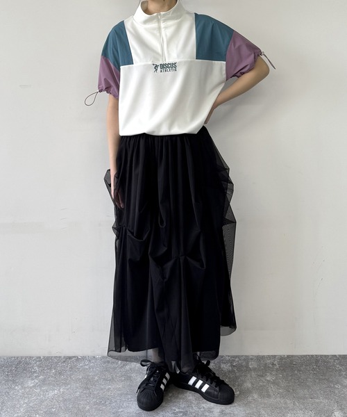 DISCUS(ディスカス)の「【DISCUS】ドッキングハーフジップ(Tシャツ/カットソー・レディース・ネイビー/その他1/その他2・FREE)」の22枚目の写真
