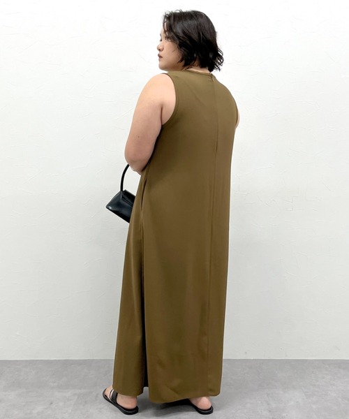 ノースリーブ Aライン ロング ワンピース スカート S032 楽天市場】【2点セット】 ノーカラー ジャケット付き Aライン