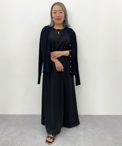 ノースリーブ　ロングワンピース セール】ノースリーブAラインロングワンピース＜大きいサイズ有