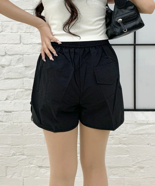 Teem Store(チームストア)の「ウエストドロストナイロンショートパンツ(その他パンツ・レディース・グレー/ブラック・M/L)」の18枚目の写真