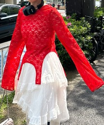 Alley Tokyo | 裾ぴろんレースTOPS(Tシャツ/カットソー)