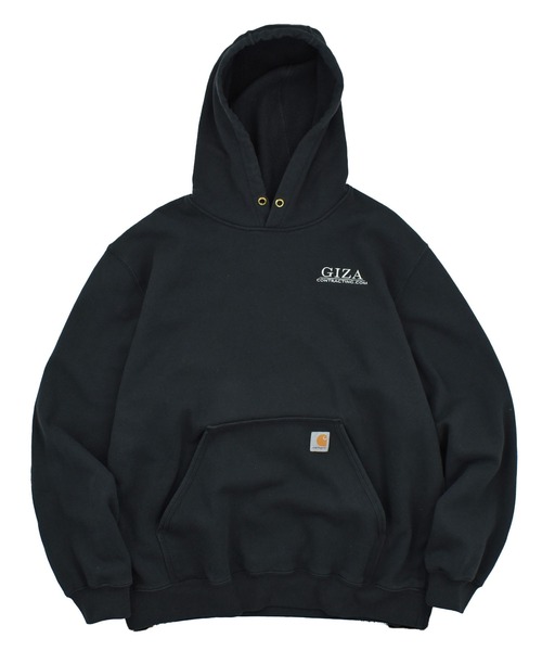 【ヴィンテージ古着】Carhartt “GIZA” 企業ロゴ プルオーバー パーカー