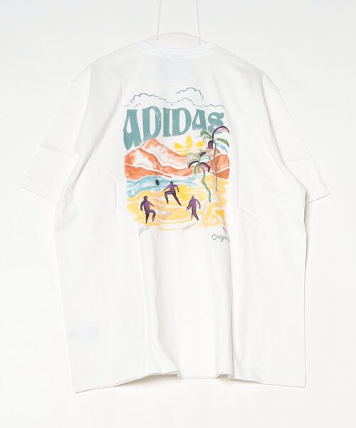 Adidas Originals エアブラッシュ グラフィックペイント Tシャツ adidas Originals ・adidas Originals(アディダス オリジナルス
