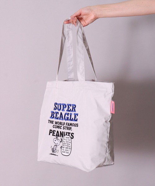 PEANUTS（ピーナッツ）の「(ACT)【PEANUTS】ヴィンテージ スタイル 2WAY 刺繍 トートバッグ（トートバッグ・レディース・アイボリー/ライトグレー・ONE SIZE）」の22枚目の写真