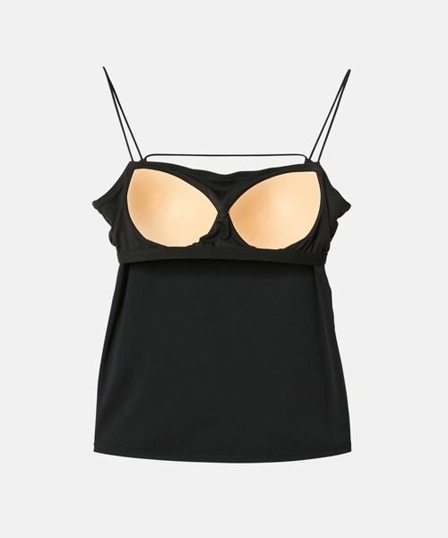 LE CIEL BLEU(ルシェルブルー)の「バックオープンブラキャミソール / Back Open Bra Camisole(キャミソール・レディース・ライトグレー/ブラック/オフホワイト・38/36)」の8枚目の写真