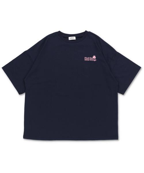 セール】半袖オーバーサイズTシャツ/クローバー/バックプリント