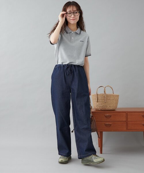 GEVACO（ゲバコ）の「【GEVACO】半袖ポロシャツ（ポロシャツ・レディース・グレー/ホワイト/グリーン・SMALL/MEDIUM/LARGE）」の9枚目の写真