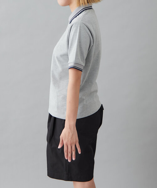 GEVACO（ゲバコ）の「【GEVACO】半袖ポロシャツ（ポロシャツ・レディース・グレー/ホワイト/グリーン・SMALL/MEDIUM/LARGE）」の15枚目の写真