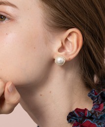 【Merry Gem】選べるバリエーション パールモチーフピアス KNF-TP ※