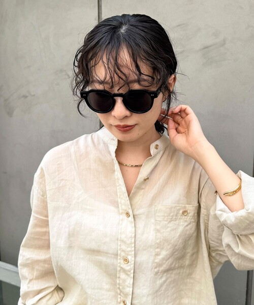 fredy emue(フレディエミュ)の「スモークレンズクラウンパントサングラス(サングラス・レディース・ブラウン系その他/ブラック・FREE)」の1枚目の写真