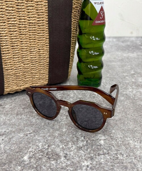 セール】スモークレンズクラウンパントサングラス（サングラス