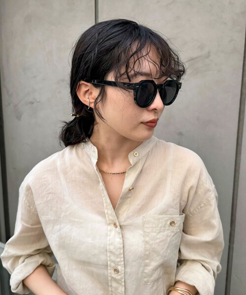 fredy emue(フレディエミュ)の「スモークレンズクラウンパントサングラス(サングラス・レディース・ブラウン系その他/ブラック・FREE)」の5枚目の写真